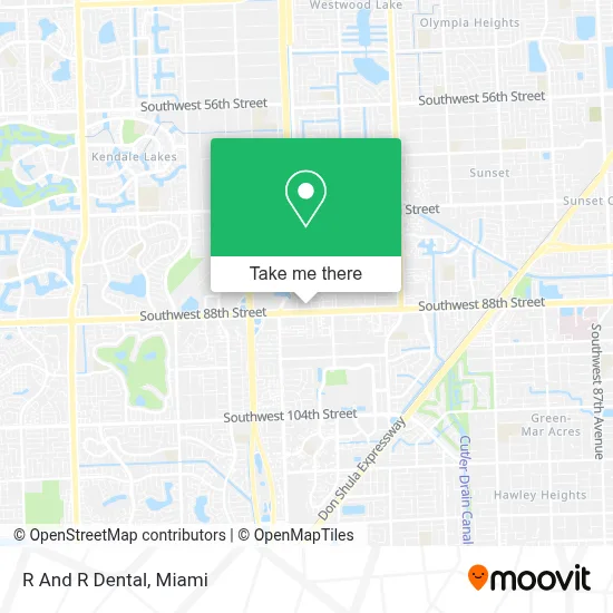 R And R Dental map