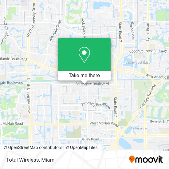 Total Wireless map