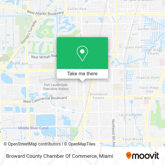 Broward County Chamber Of Commerce map