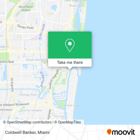 Coldwell Banker map