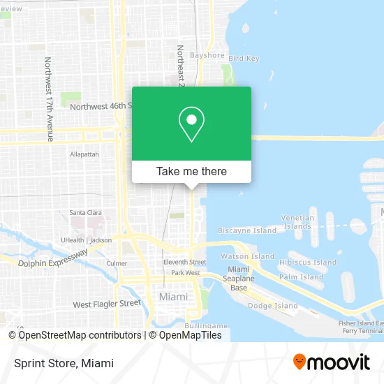 Sprint Store map