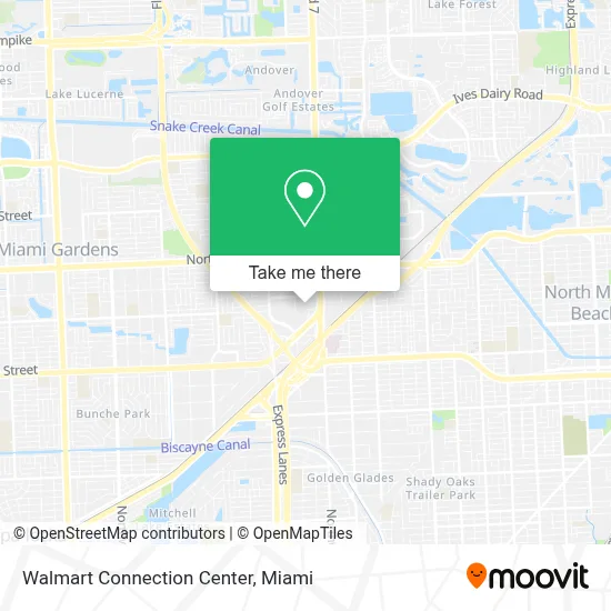 Walmart Connection Center map