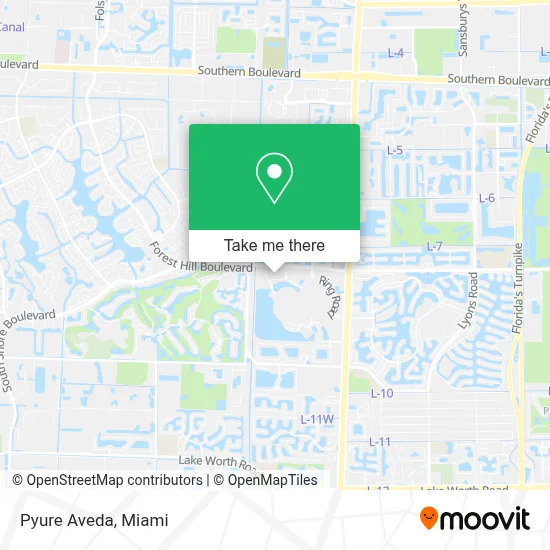 Pyure Aveda map