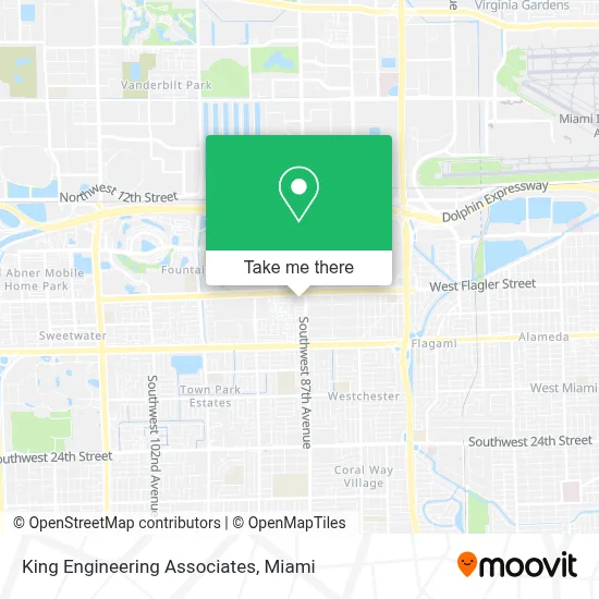 King Engineering Associates map
