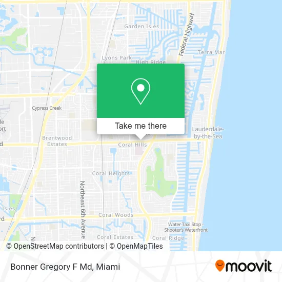 Bonner Gregory F Md map