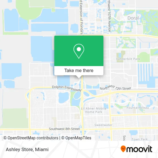 Ashley Store map