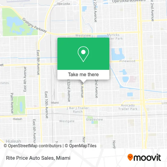 Rite Price Auto Sales map