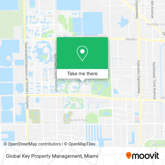 Global Key Property Management map