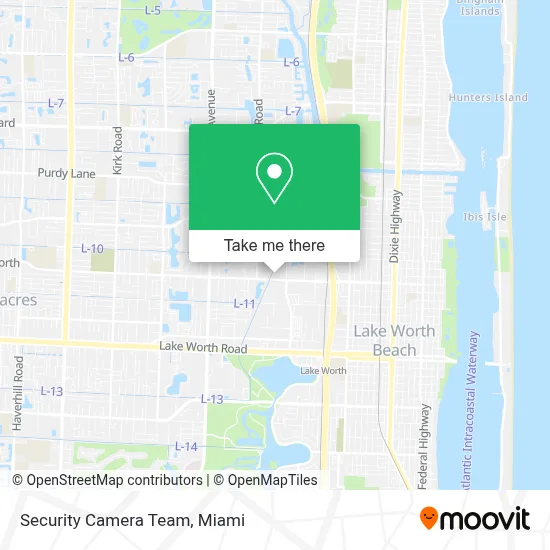 Security Camera Team map