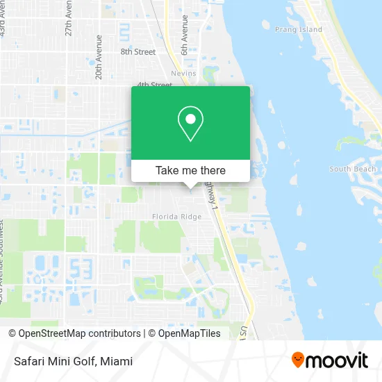 Safari Mini Golf map