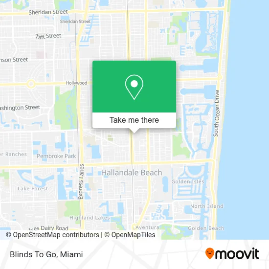 Blinds To Go map