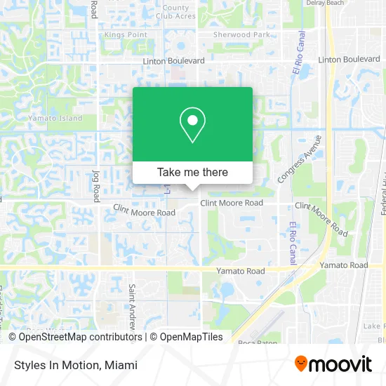 Styles In Motion map