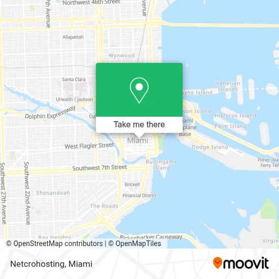 Netcrohosting map