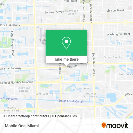 Mobile One map