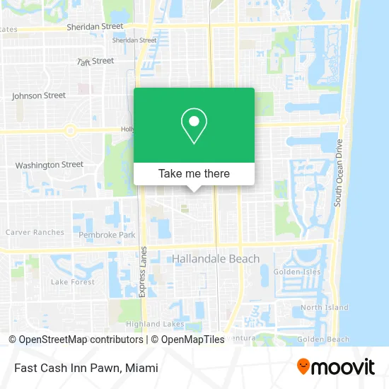 Fast Cash Inn Pawn map