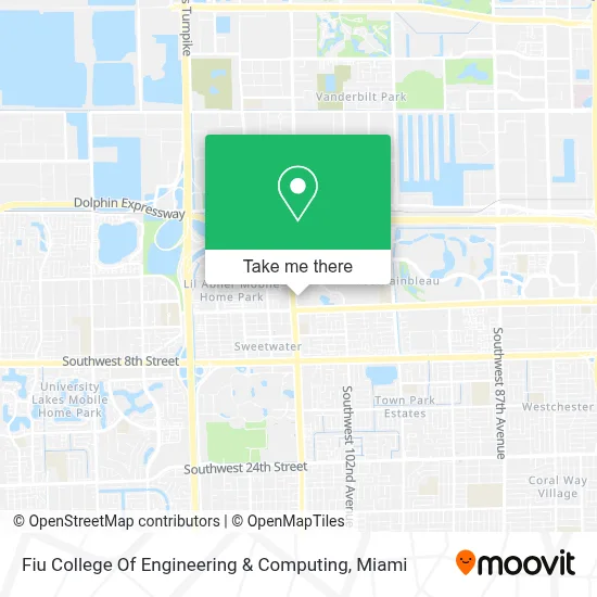 Fiu College Of Engineering & Computing map
