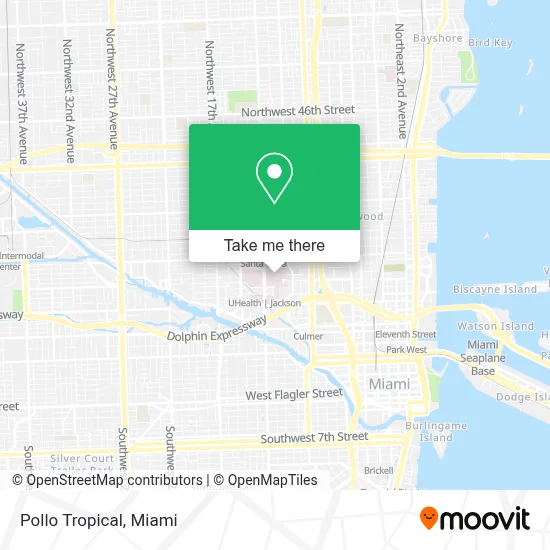 Pollo Tropical map