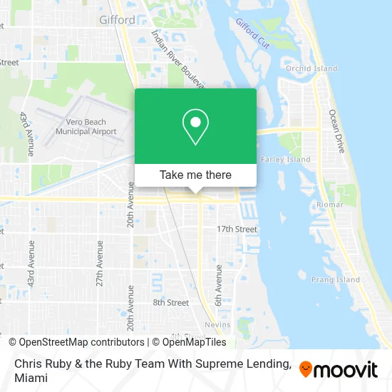 Chris Ruby & the Ruby Team With Supreme Lending map