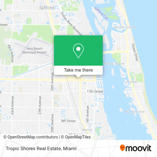 Tropic Shores Real Estate map