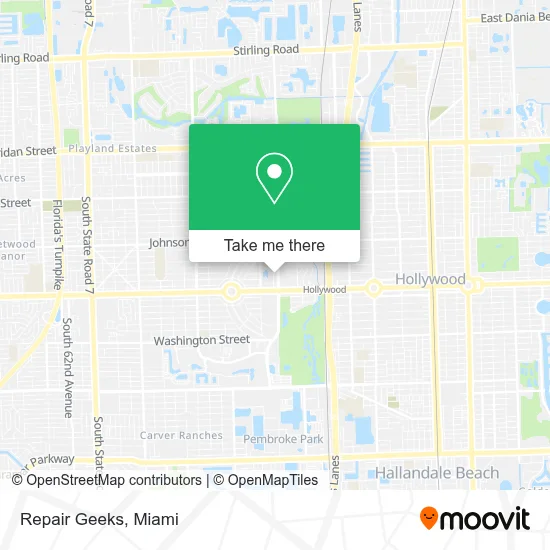 Repair Geeks map
