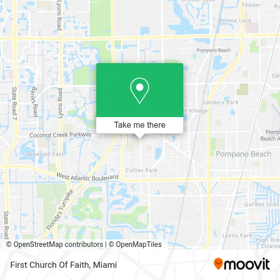 First Church Of Faith map
