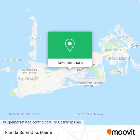 Florida Solar One map