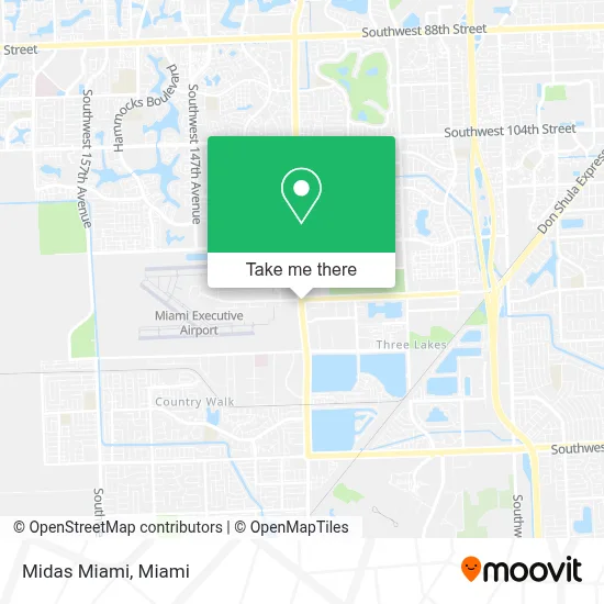 Midas Miami map