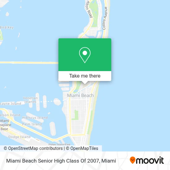 Miami Beach Senior High Class Of 2007 map