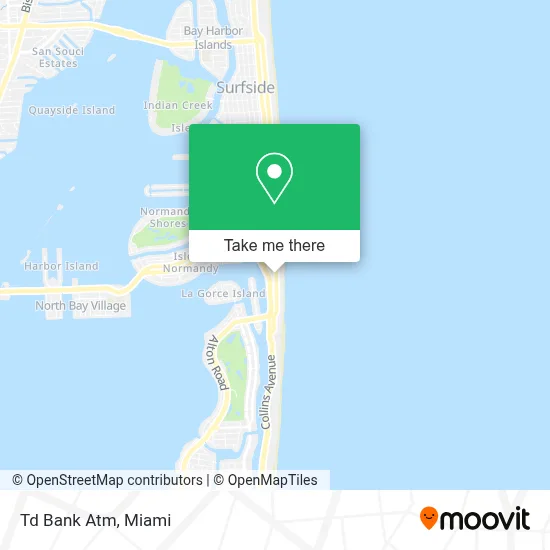 Td Bank Atm map