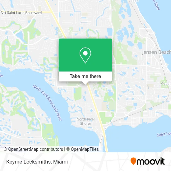 Keyme Locksmiths map