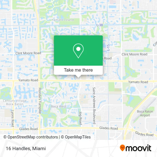 16 Handles map