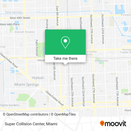 Super Collision Center map