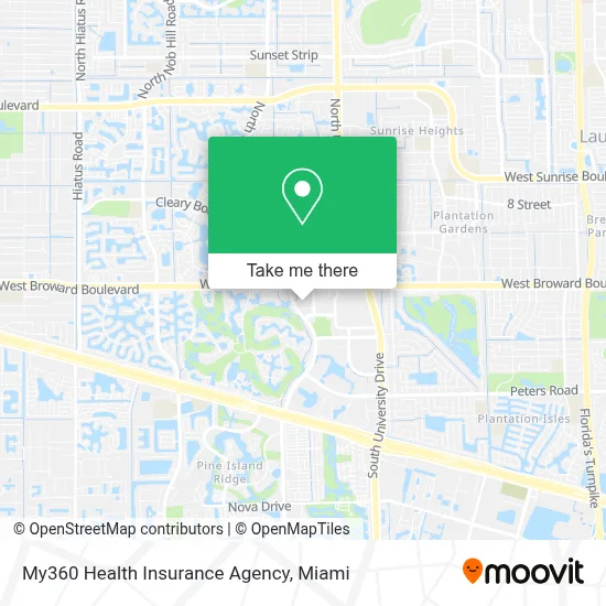 My360 Health Insurance Agency map