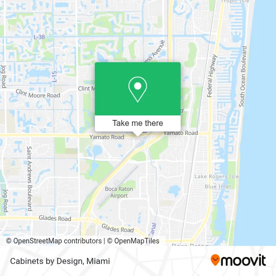 Cabinets by Design map