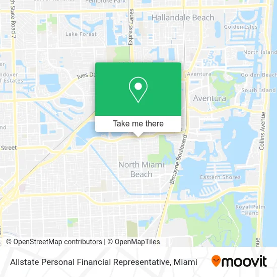 Allstate Personal Financial Representative map