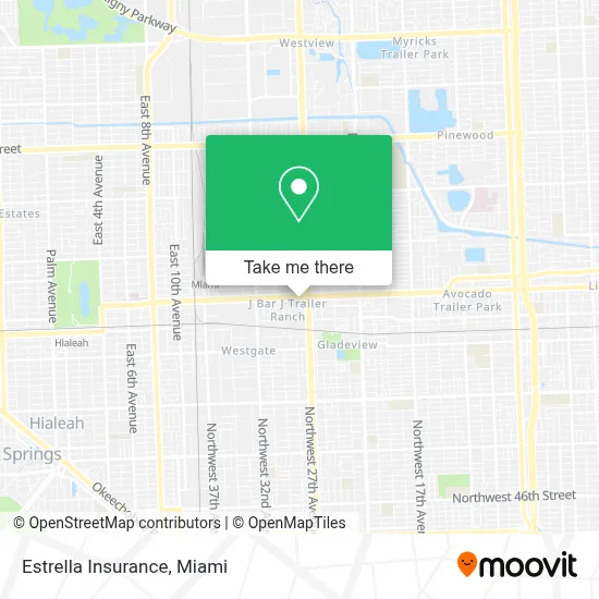 Estrella Insurance map