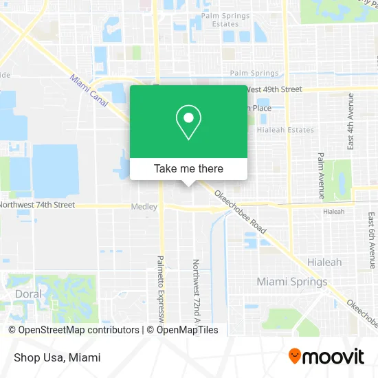 Shop Usa map