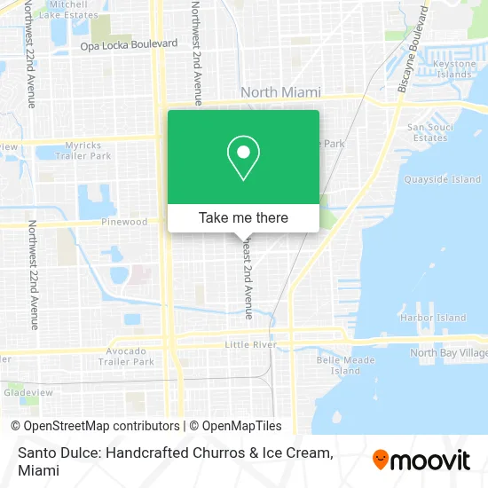 Santo Dulce: Handcrafted Churros & Ice Cream map