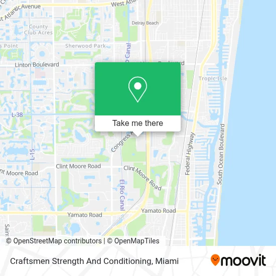 Craftsmen Strength And Conditioning map
