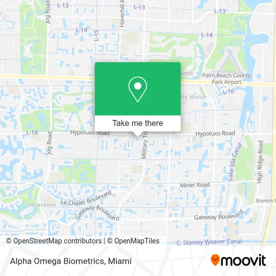 Alpha Omega Biometrics map
