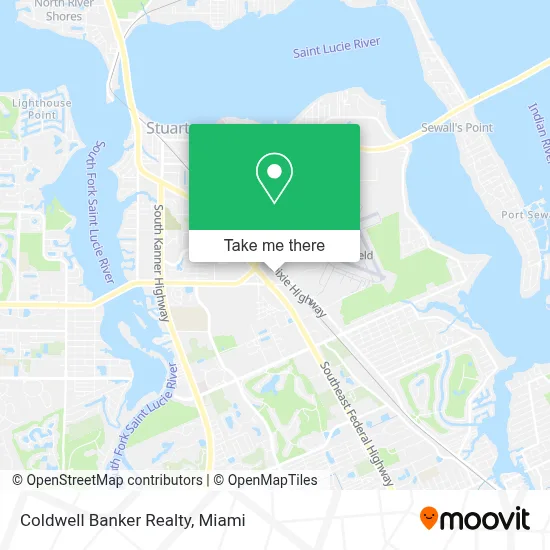 Coldwell Banker Realty map