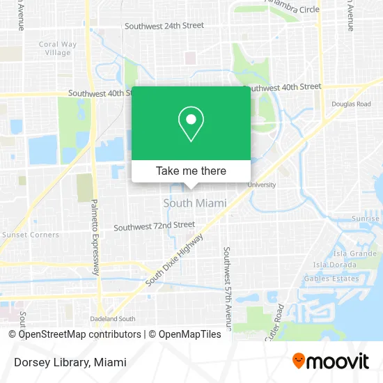 Dorsey Library map