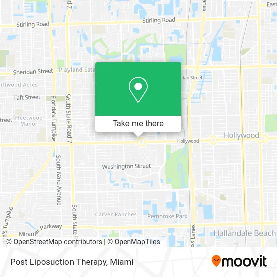 Post Liposuction Therapy map