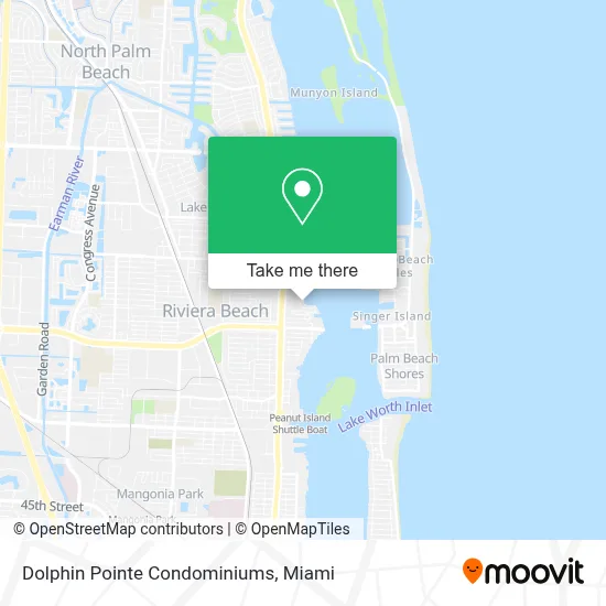 Dolphin Pointe Condominiums map