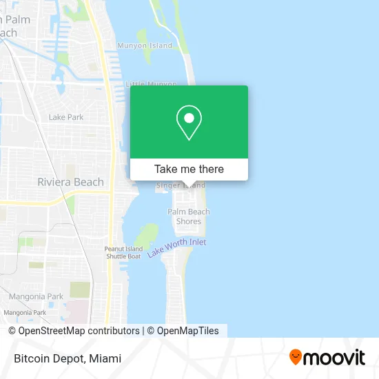 Bitcoin Depot map