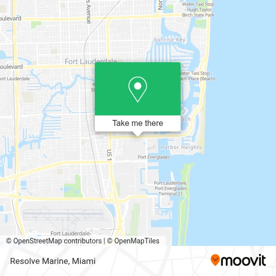 Resolve Marine map