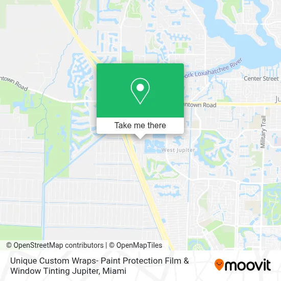 Unique Custom Wraps- Paint Protection Film & Window Tinting Jupiter map
