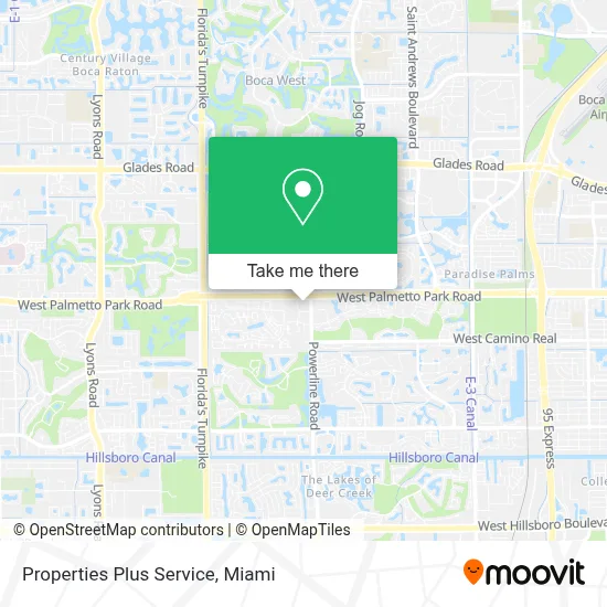 Properties Plus Service map