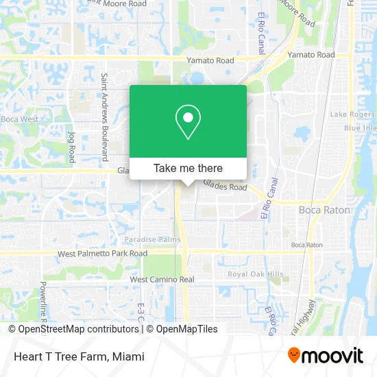Heart T Tree Farm map