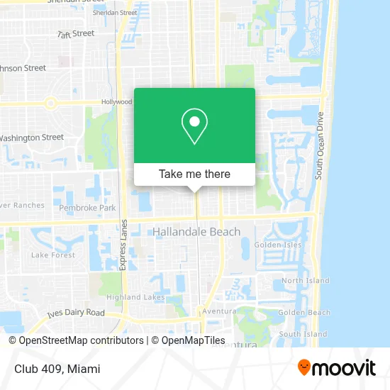 Club 409 map